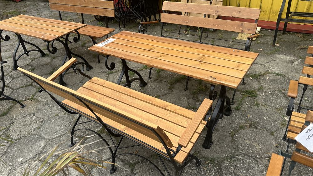 Komplet 2 lawki plus lawa - likwidacja magazynu