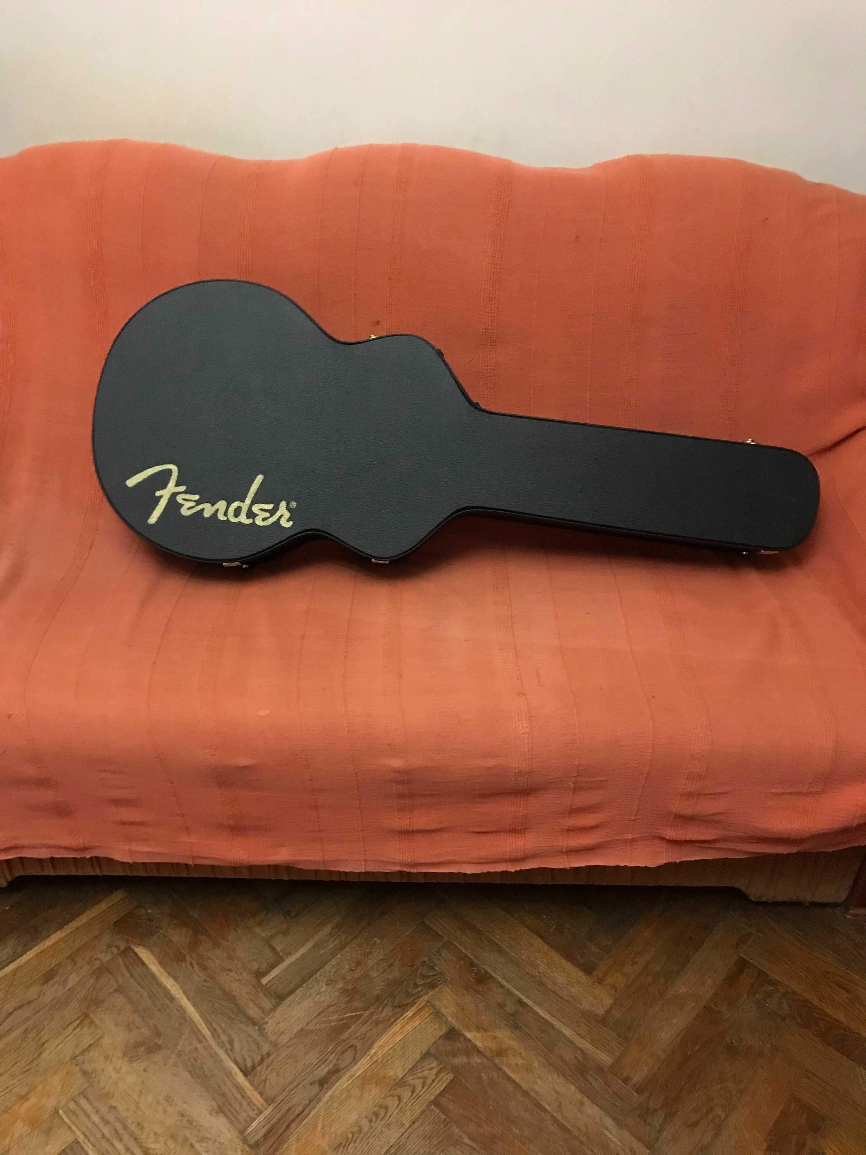 FENDER  NEWPORTER  акустическая коллекционная гитара в жестком кейсе