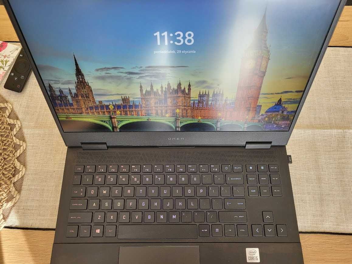 Laptop Omen 10300h gtx 1660ti 16gb 512gb 300nitów, 144hz