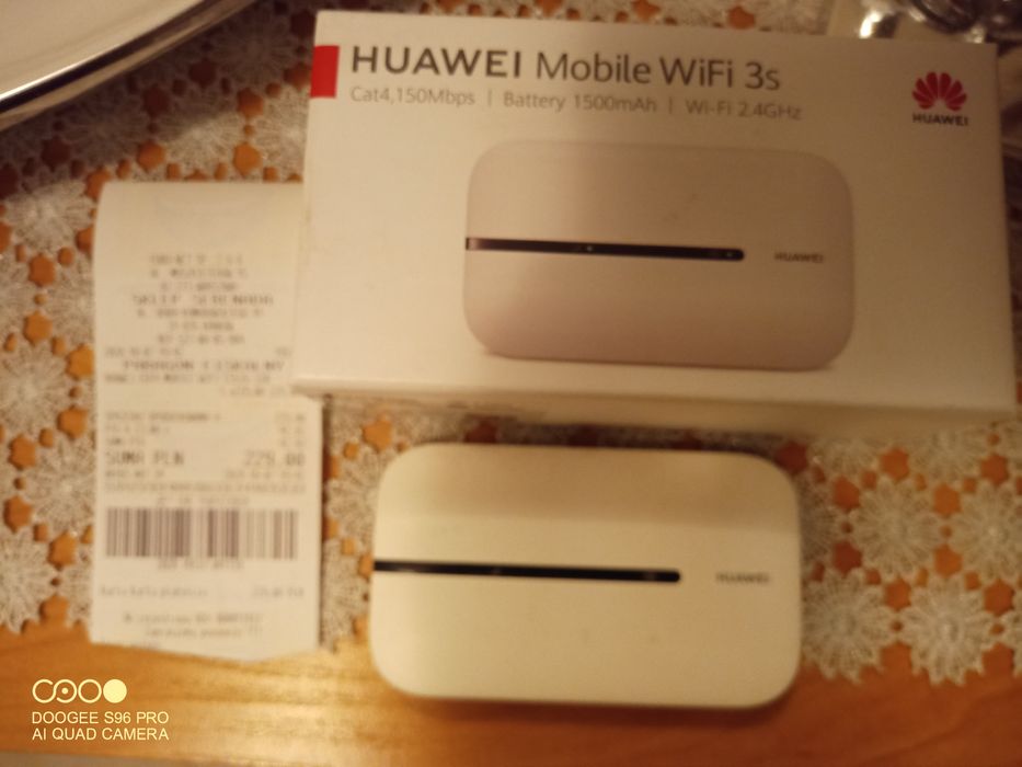 Router mobilny wi-fi 2.4 GHz 1500 mAh Car 4,150 Mbps 3 s Huawei