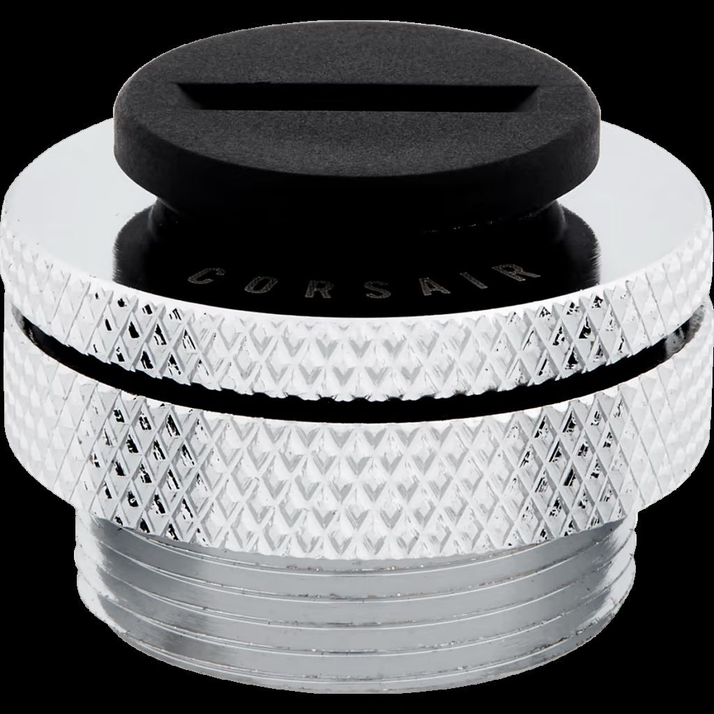 Adaptador da Porta de Enchimento CORSAIR Hydro X Series XF - Cromado