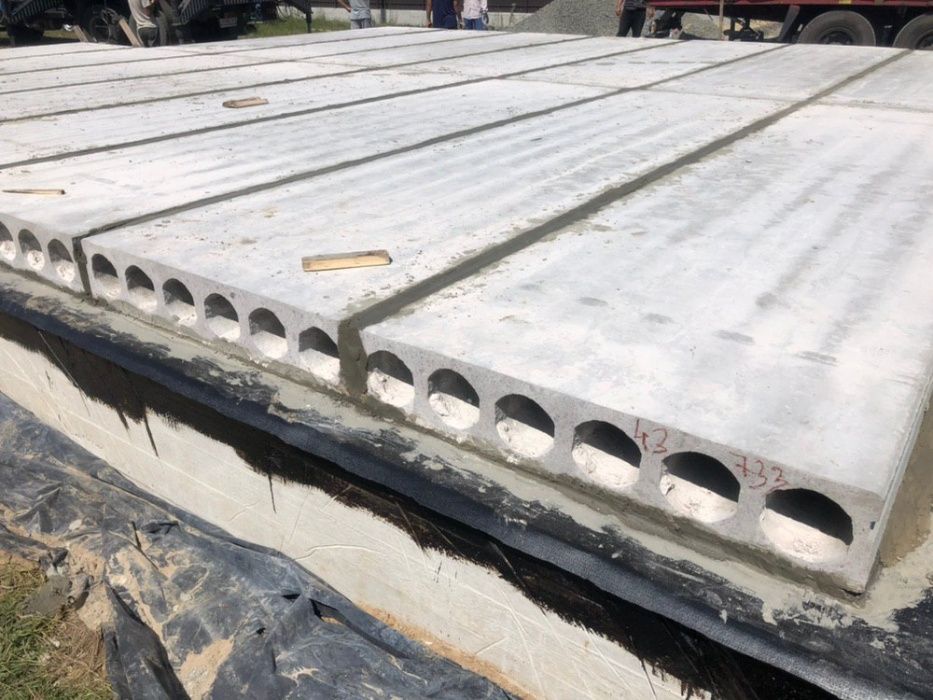 Плити | Панелі перекриття | Плиты | Панели перекрытия | Багатопустотні