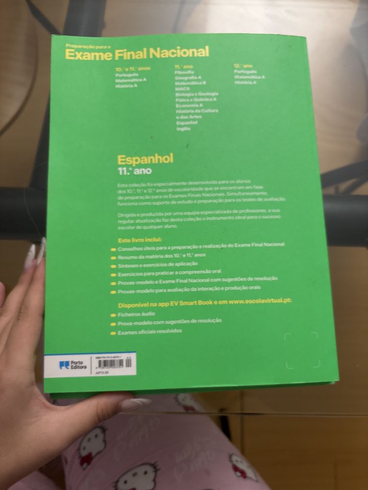 Cadernos de exames 11 ano (ESPANHOL E GEOGRAFIA)