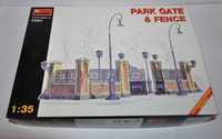 MiniArt #35007 Park Gate & Fence 1:35 Ukrainian Plastic Kit 2004