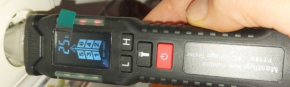 Detector de tensão sem contacto