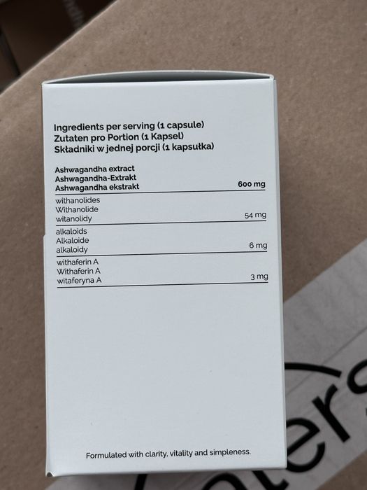 Vitalers Ashwagandha 9%, Ашваганда Віталерс, НОВИЙ ДИЗАЙН