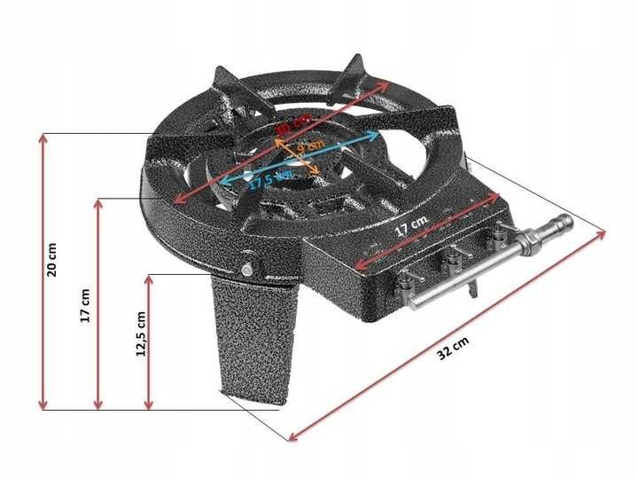 Taboret kuchenka palnik gazowy sarra sahara