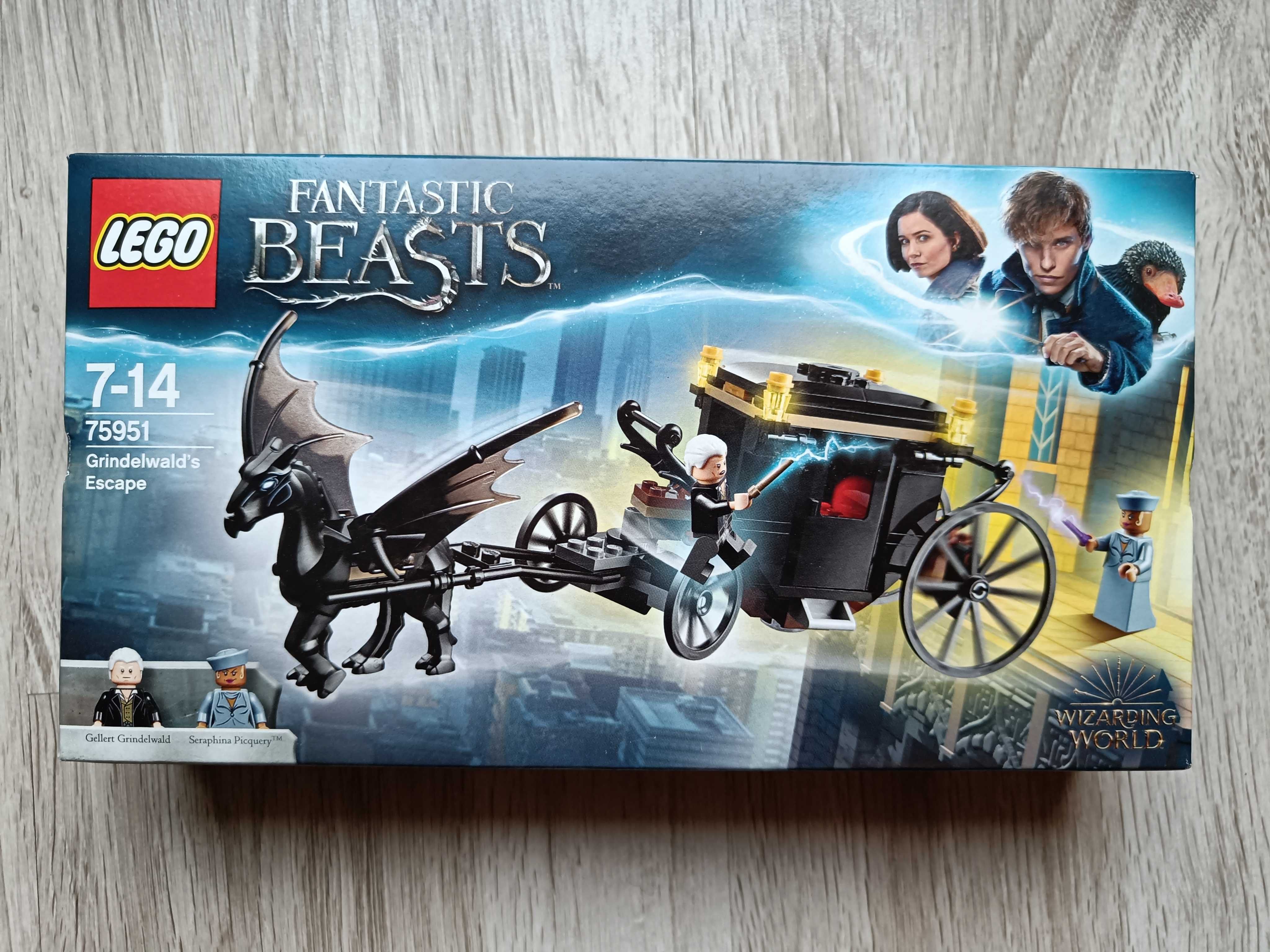 NOWE Klocki Lego 75951 Fantastic Beasts - Ucieczka Grindelwalda
