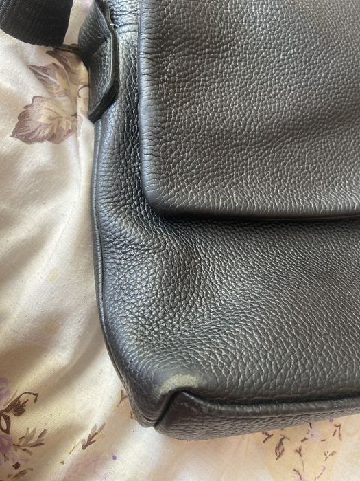 Чоловіча шкіряна сумка через плече м'яка BEXHILL BX714A чорна