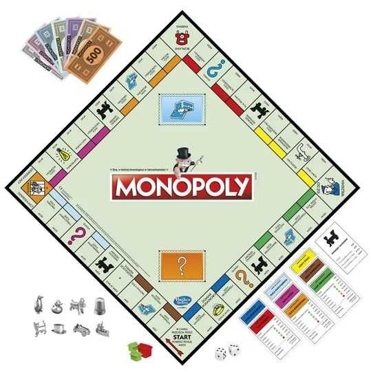 Monopoly Classic gra planszowa nowe wydanie C1009 - NOWA