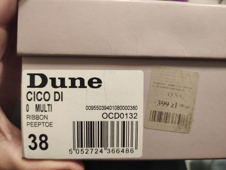 Kolorowe szpilki Dune 38