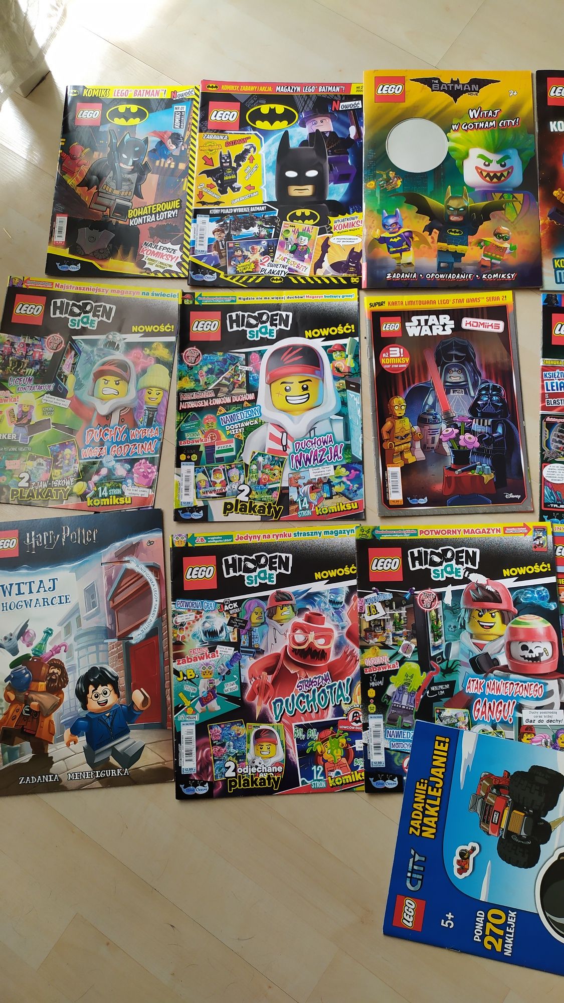 Gazetki LEGO 19 sztuk Star Wars, Avengers i inne
