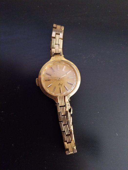 Zegarek Arly pozłacany