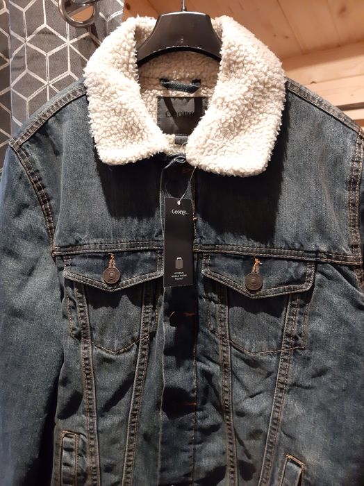 Kurtka jeansowa ocieplana