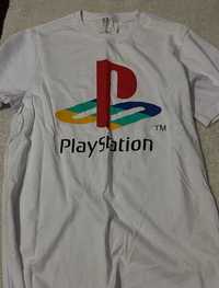 T-Shirt Branca Simples Playstation