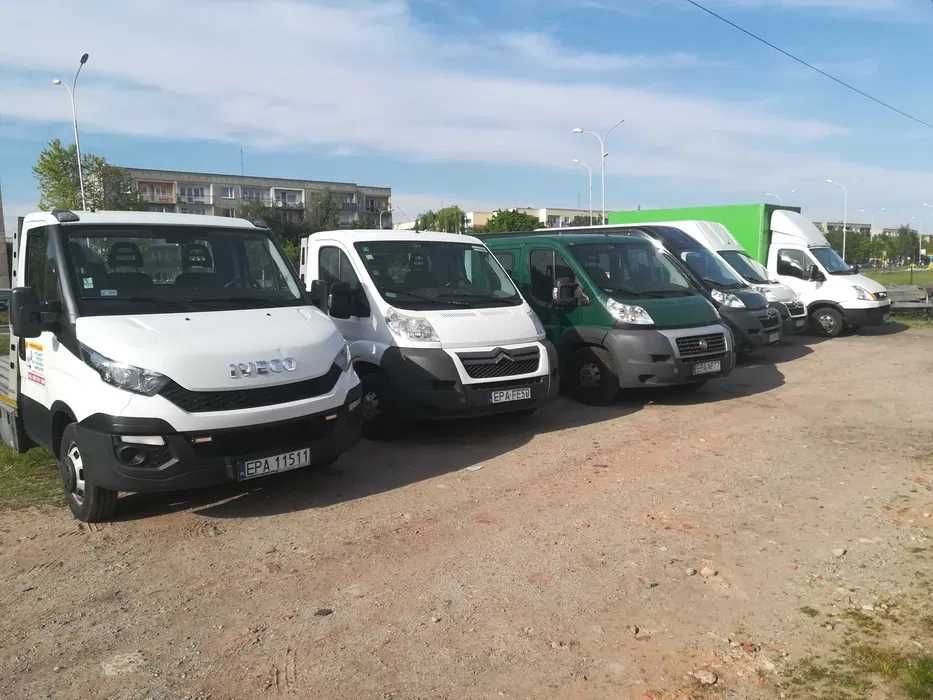 Laweta 2 auta Przyczepa pod koparkę Autolaweta bus kontener WINDA