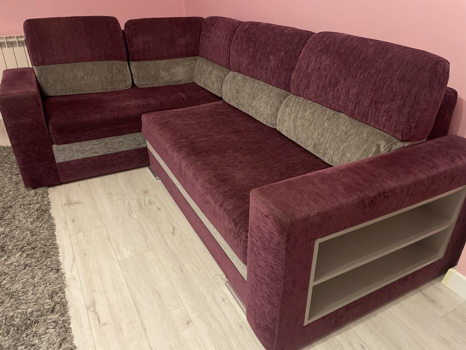 Narożnik z funkcja spania