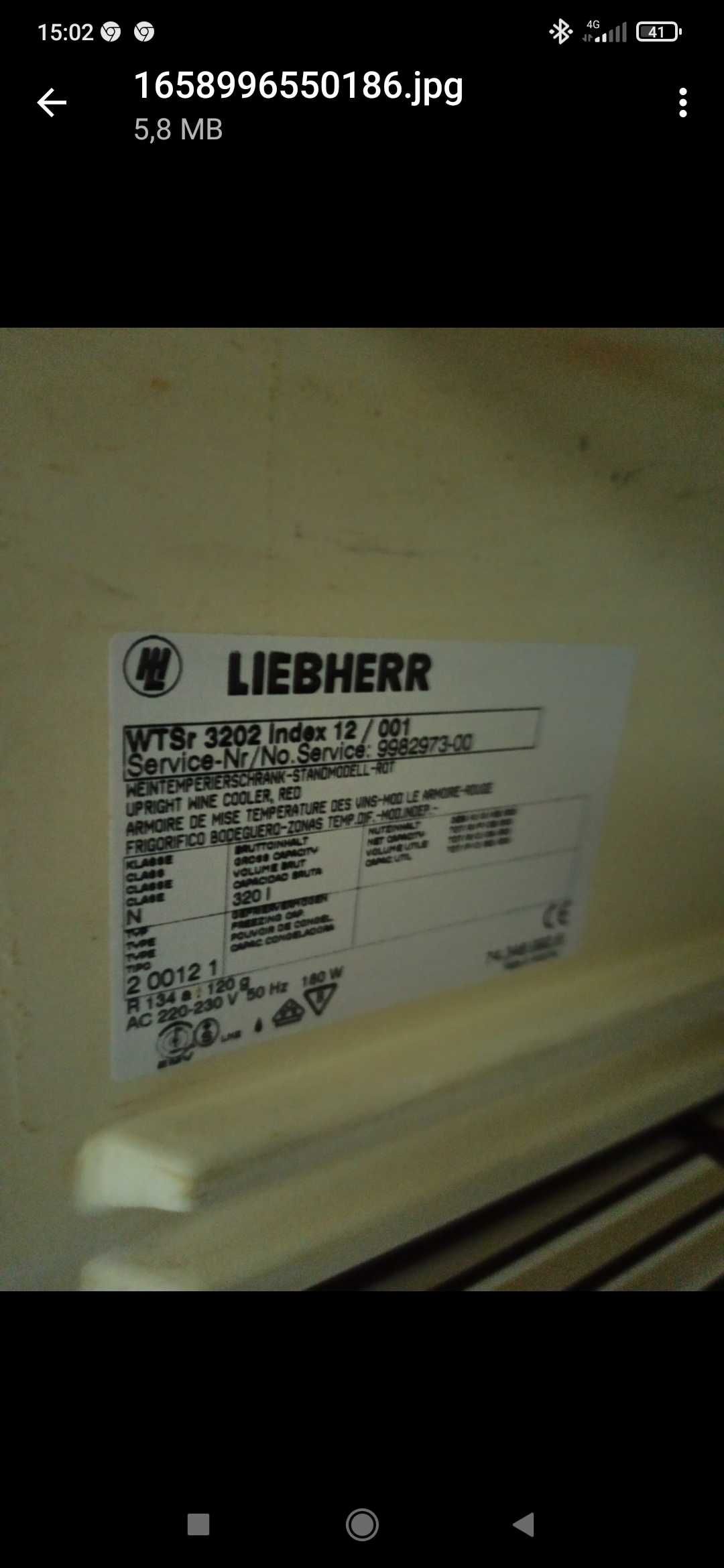 Garrafeira Liebherr