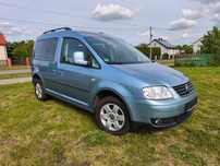 Volkswagen Caddy 7-Osobowy 1.9 TDI Klima Jeden Właściciel