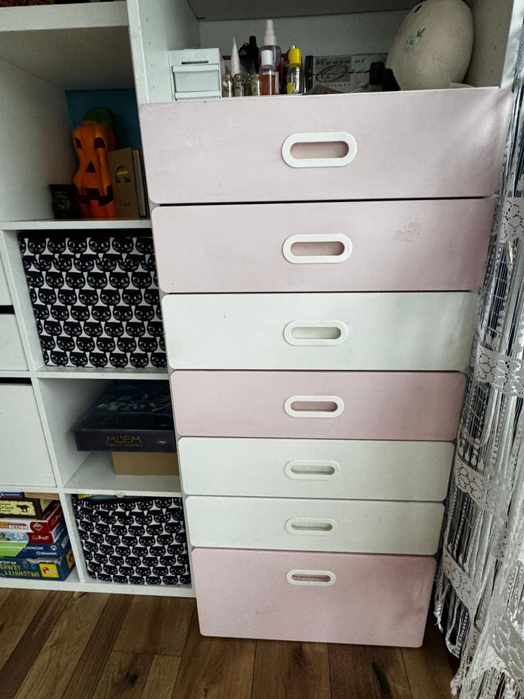 Meble dzieciecięce IKEA  SMASTAD łóżko na a tresoli +szafki