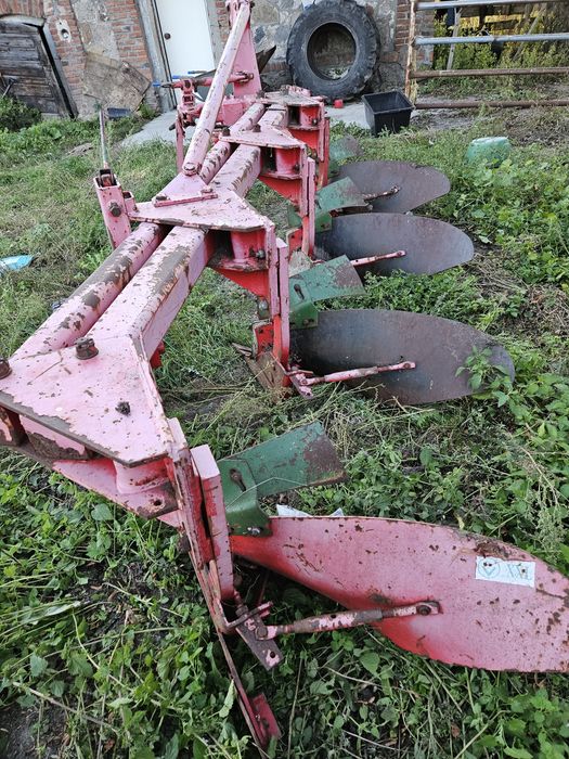 Pług 4 skiby XXL Tur Vario Unia Grudziądz podwójna rama
