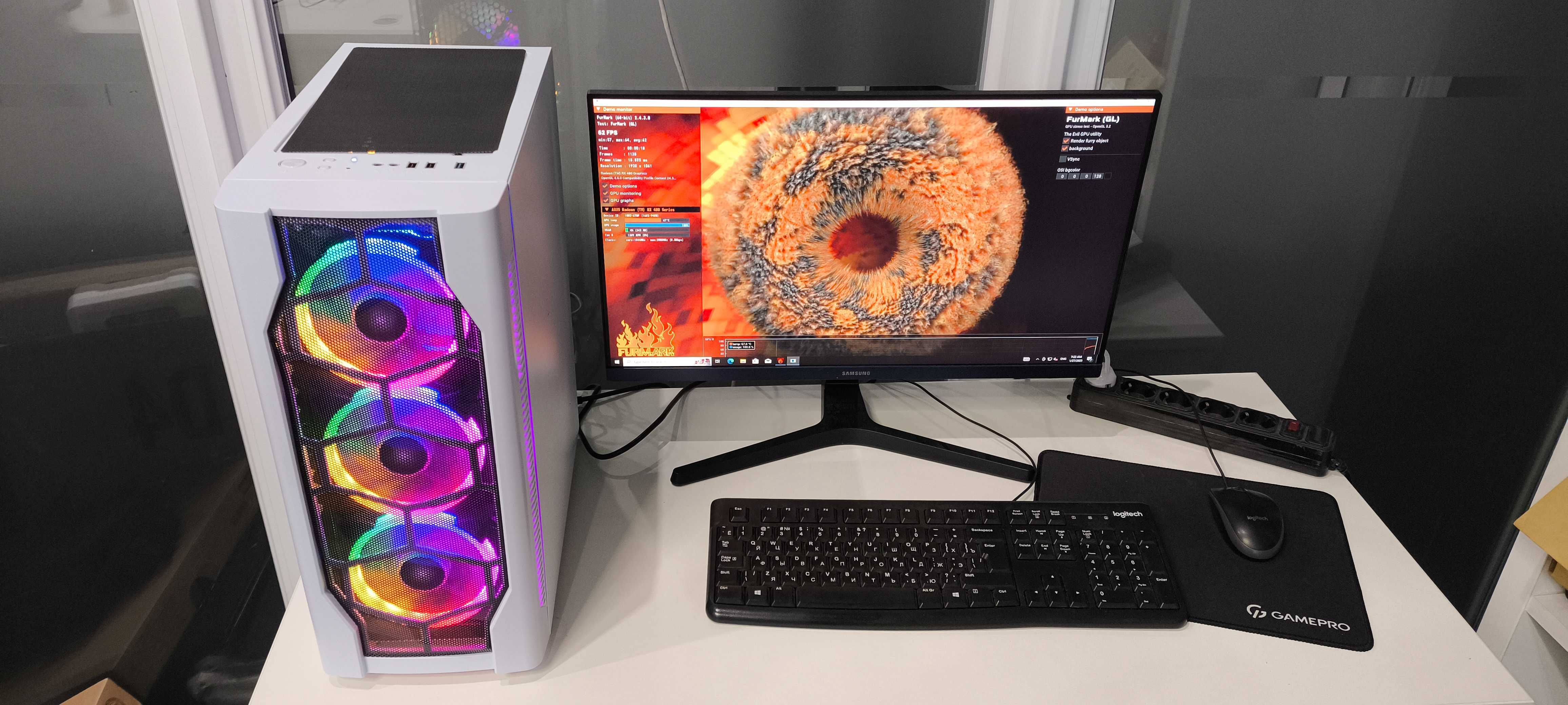 Системний блок, I9 9900, 32 gb ddr4, RX 580 8 gb, M2 NVME 512 gb