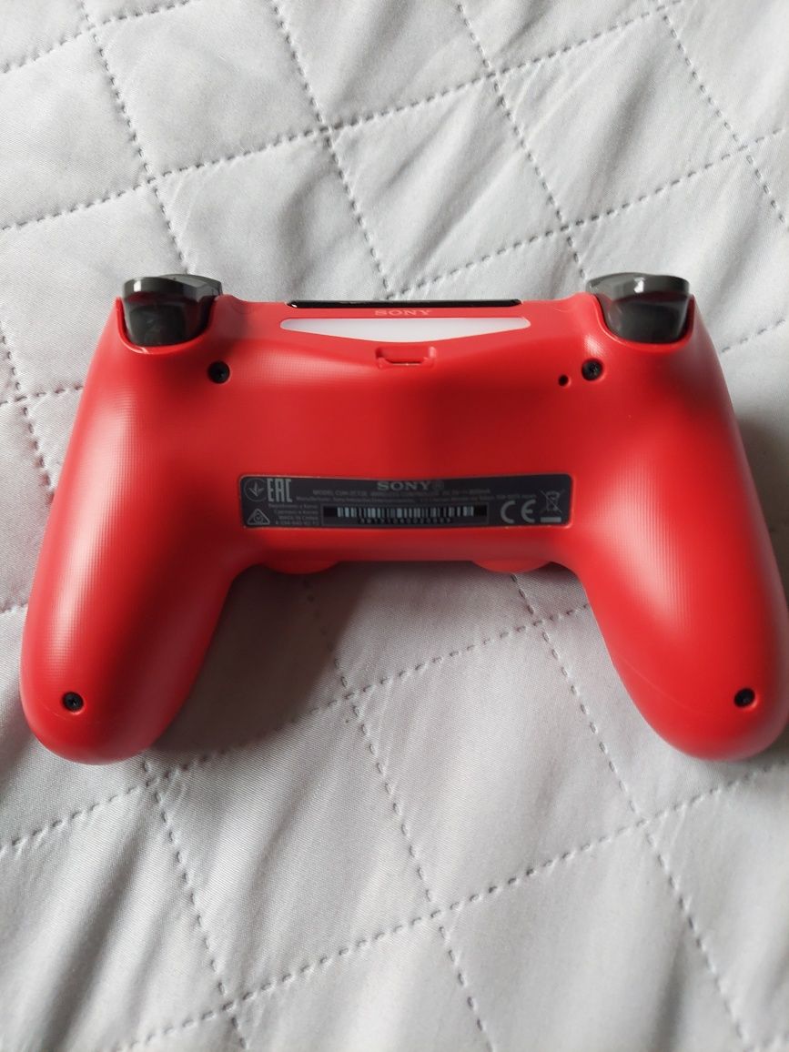 Pad SONY Dualshock PS4 ZCT2E V2 oryginał-czerwony-Superstan!