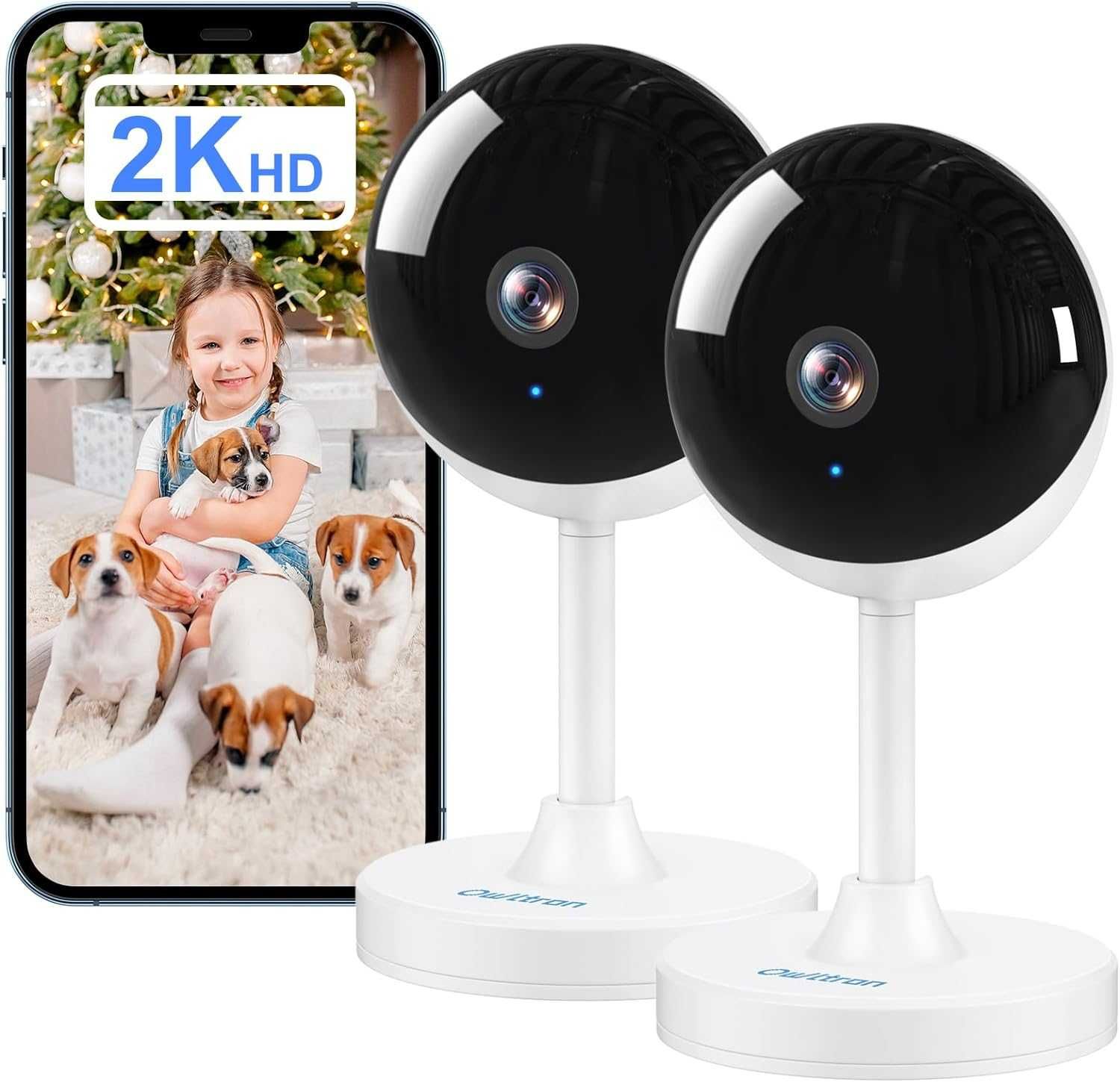 Owltron LF-C3t 1080P WiFi Smart Indoor Camera 2 Pack