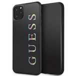 Etui Guess Glitter Logo na iPhone 11 Pro Max - czarne