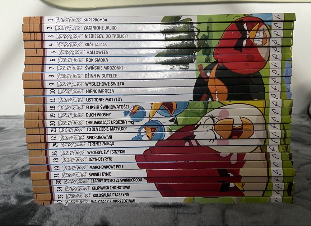 Zestaw 25 książeczek dla dzieci Angry Birds
