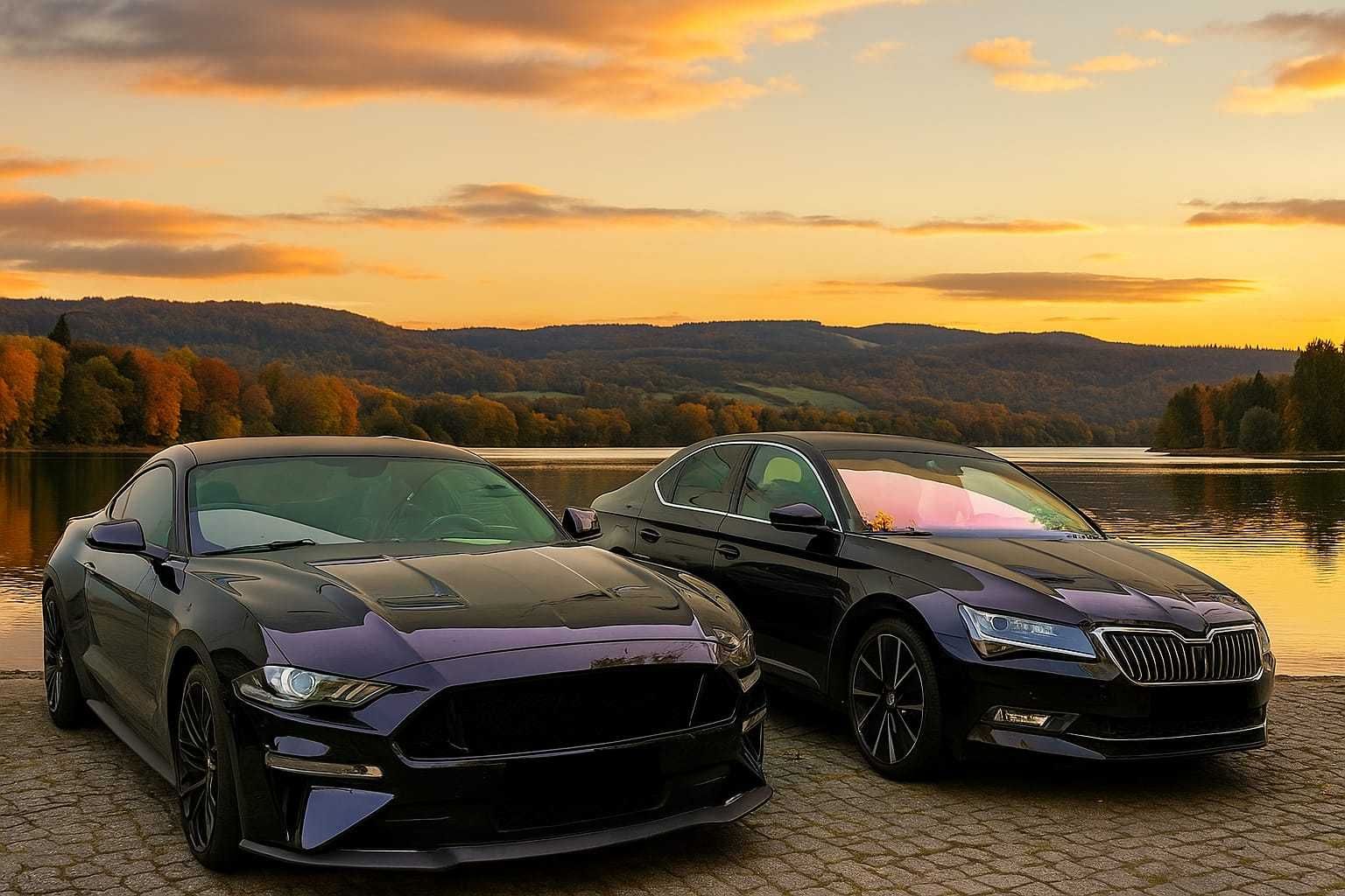 Wynajem FORD Mustang GT 5.0 V8 450KM Cyfrowe zegary, Aktywny wydech