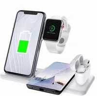 Безпровідна зарядка 4 в 1 Dual Wireless Charging