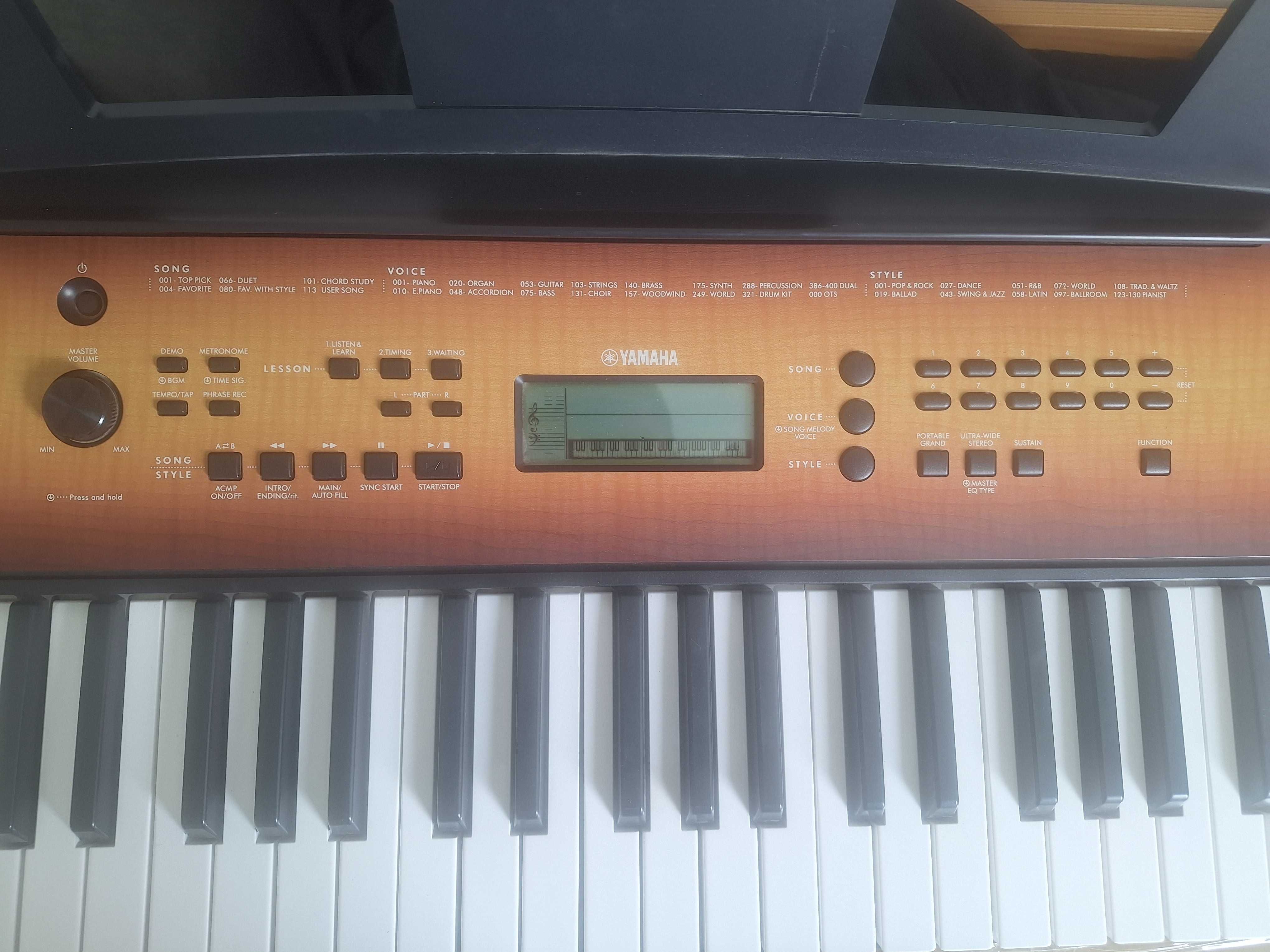 Yamaha PSR-E360MA - jak nowy! Komplet, pudełko, zasilacz