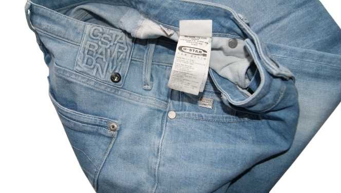 G-STAR RAW new midge h.w.skinny W31 L32 PAS 80 jeansy męskie z elasta