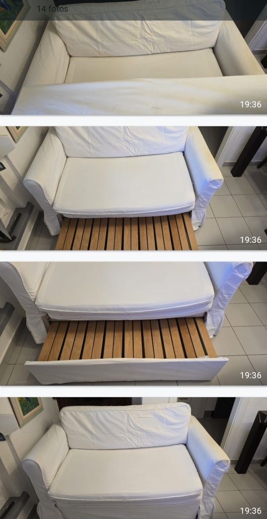 Sofá cama com 160 X 85
