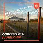 Ogrodzenia panelowe, panel ogrodzeniowy sprzedaż montaż