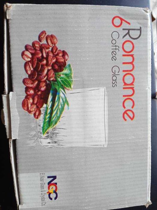 Szklanki do kawy whisky kryształowe sygnowane 6 sztuk vintage.Okazja.