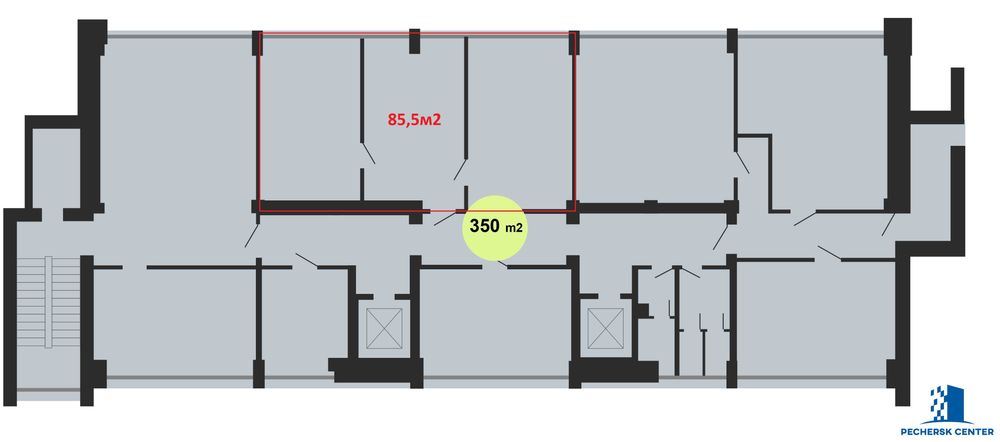 Оренда офісу 85м2 на Печерську в БЦ класу "А"
