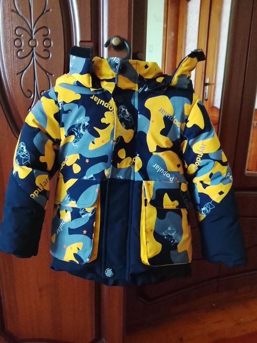 Куртка  Popular дитяча зимова. Розмір 92 Б/в.