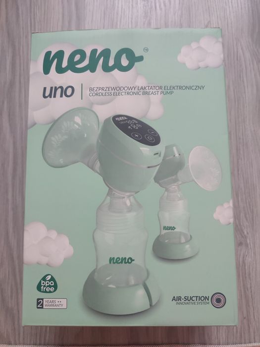 Laktator bezprzewodowy Neno Uno + pojemniki na mleko