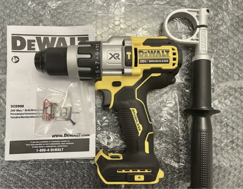 Безщеточный ударный дрель/шуруповерт Dewalt Dcd998 20v. USA