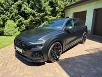 Audi RS Q8 Stan Idealny, Fv VAT 23%, Pierwszy właściciel, Oklejony folia PPF MAT