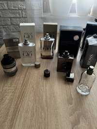 Puste buteleczki, flakony perfum - Armani, Boss, Armaf, Viktor & Rolf