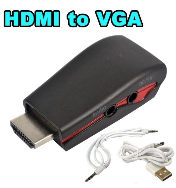 Конвертер HDMI to VGA +USB 1080P PS3,4,XBOX,Т2