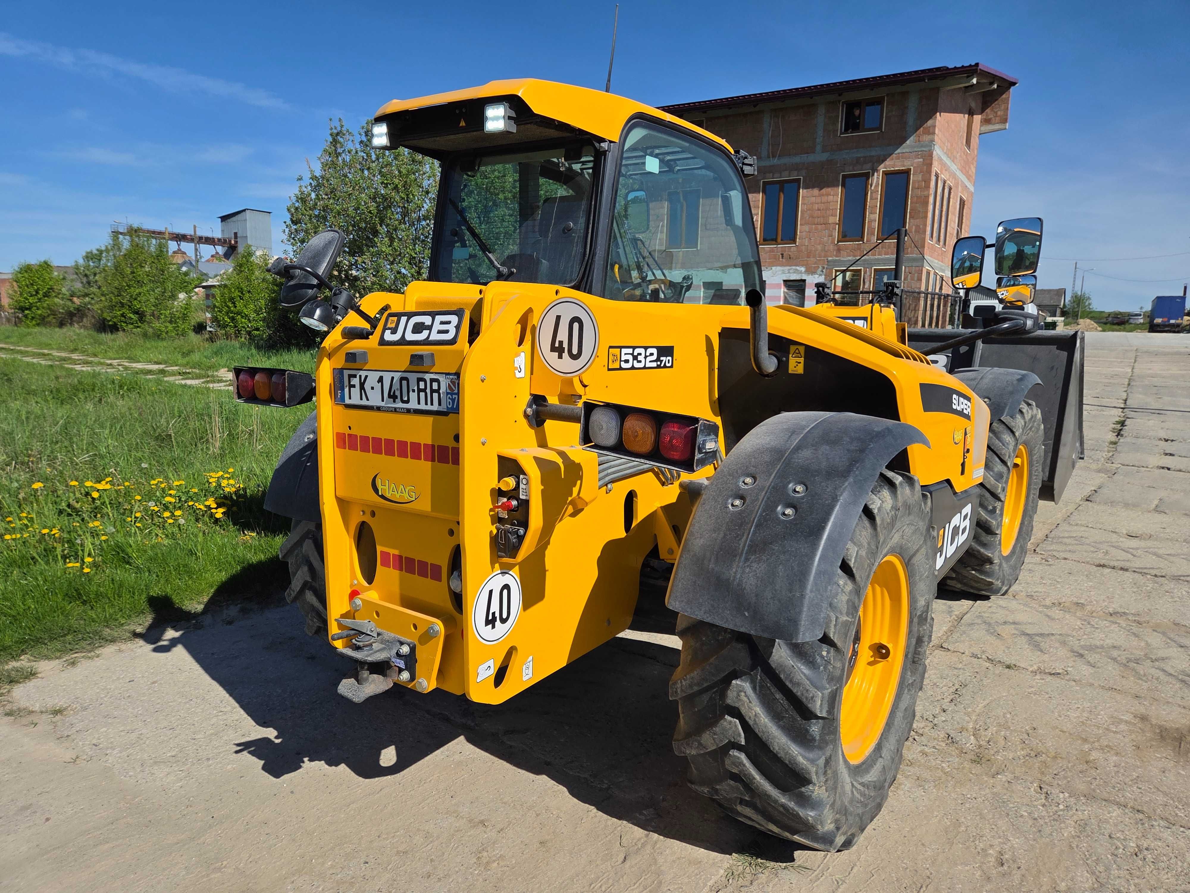 Ładowarka teleskopowa JCB 532-70 [ Łyżka krokodyl ] Manitou CAT