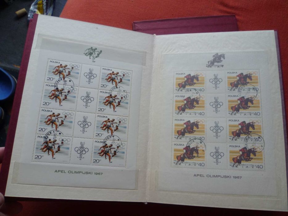 Klaser ze znaczkami Fischer t. VII 1966-67