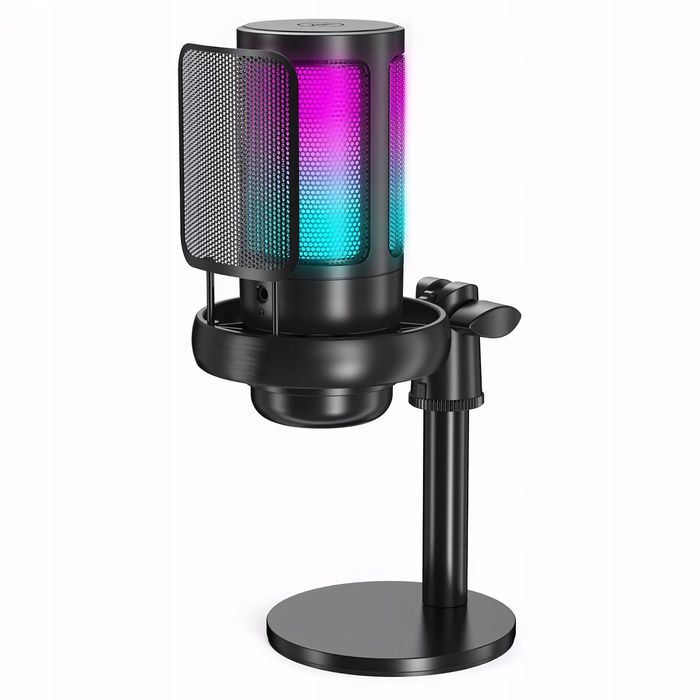 Mikrofon gemingowy Rgb USB Nowy