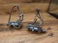 pedały rowerowe Shimano 600 Tri Colore PD-6400 szosowe vintage