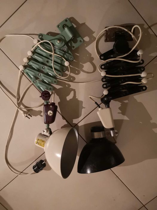 2 Niemieckie lampy nożycowe REIF DRESDEN