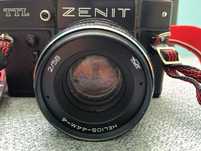 Zenit TTL z obiektywem Helios, zabytkowy aparat fotograficzny